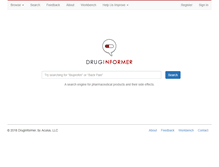 Tablet Screenshot of druginformer.com